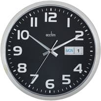 Acctim Supervisor Wall Clock - Black