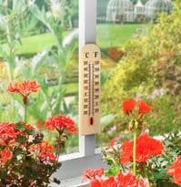 Ambassador Wooden Thermometer - 12'' (30cm)