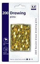 Anker Drawing Pins In Hardcase - Pack 200