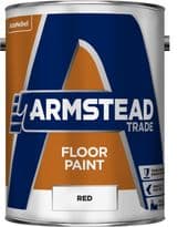 Armstead Trade Floor Paint - 5L Red