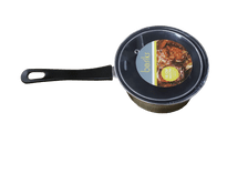 Basiks Carbon Steel Saucepan And Lid - 16cm