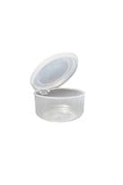 Beaufort Food Container Round Hinged Lid - 125ml Clear