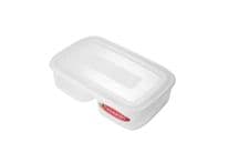 Beaufort Food Container Square 2 Section - 1.3L