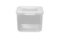 Beaufort Food Container Square Hinged Lid - 300ml Clear