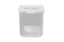 Beaufort Food Container Square Hinged Lid - 520ml Clear
