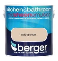 Berger Kitchen & Bathroom Midsheen 2.5L - Cafe Grand