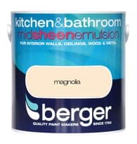 Berger Kitchen & Bathroom Midsheen 2.5L - Magnolia