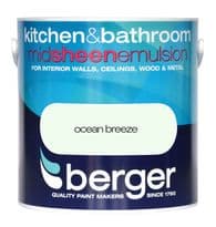 Berger Kitchen & Bathroom Midsheen 2.5L - Ocean Breeze