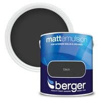 Berger Matt Emulsion 2.5L - Black