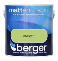 Berger Matt Emulsion 2.5L - Olive Jar