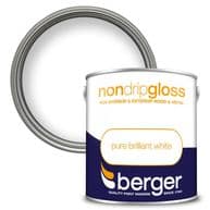 Berger Non Drip Gloss 2.5L - Pure Brilliant White