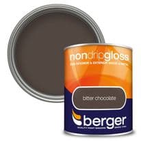 Berger Non Drip Gloss 750ml - Bitter Chocolate
