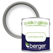 Berger Quick Dry Gloss 2.5L - Brilliant White