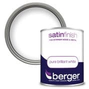 Berger Satin Sheen 750ml - Pure Brilliant White