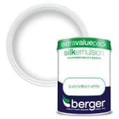 Berger Silk Emulsion 3L - Pure Brilliant White
