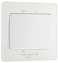 BG 10A Triple Pole Fan Isolator Switch - Pearlescent White