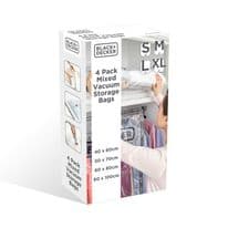 Black & Decker Vacuum Storage Bags - Combo 4 Pack