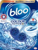 Bloo Colour Active Toilet Rim Block - Bleach