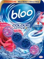 Bloo Colour Active Toilet Rim Block - Flower
