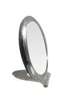 Blue Canyon Clear Mirror With Stand - Round