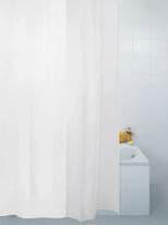 Blue Canyon Plain Shower Curtain - White 330