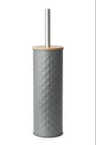 Blue Canyon Toilet Brush With Bamboo Lid - Grey