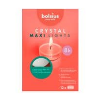 Bolsius Maxi Light White - Box of 12