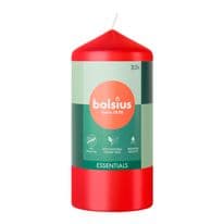 Bolsius Pillar Candle Delicate Red - 120mm x 58mm
