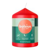 Bolsius Pillar Candle Velvet Red - 80mm x 58mm
