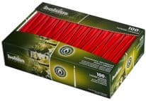 Bolsius Tapered Candles Box 100 - Red