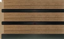 Bosco 3D Wall Panel 300mm x 12mm x 2.6m - Natural Oak