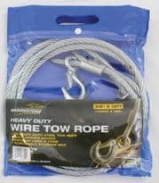 Brookstone Touring Wire Tow Rope - (3/8IN X 12 FT)
