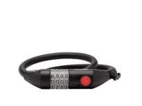 Burg-Wächter Bike Combination Locking Cable With LED 15 x 80 - Black
