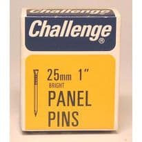 Challenge Panel Pins - Bright Steel (Box Pack) - 25mm