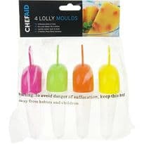 Chef Aid Lolly Moulds - Set 4