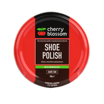 Cherry Blossom Shoe Polish Dark Tan - 40g