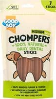 Chompers Medium Dental Sticks - Pack 7