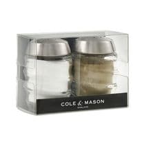Cole & Mason Bray Glass Shakers Gift Set - 70mm