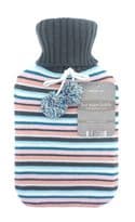 Country Club Hot Water Bottle Trendy Knitted Jacquard - 2L Assorted