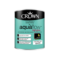Crown Aquaflow Gloss 750ml - Pure Brilliant White