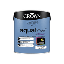 Crown Aquaflow Satin 2.5L - Brilliant White