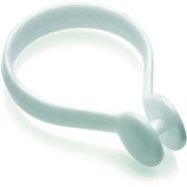 Croydex Shower Curtain Button Rings (Pack of 12) - White
