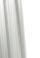 Croydex Woven Stripe Shower Curtain - 1800mm x 1800mm White