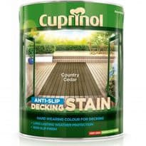 Cuprinol Anti-Slip Decking Stain 5L - Country Cedar
