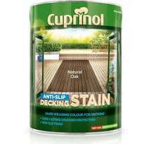 Cuprinol Anti-Slip Decking Stain 5L - Natural Oak