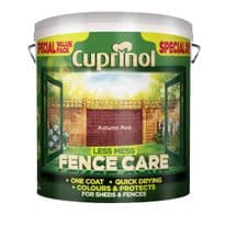Cuprinol Less Mess Fence Care 6L - Autumn Red