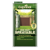 Cuprinol One Coat Sprayable Fence Treatment 5L - Autumn Brown