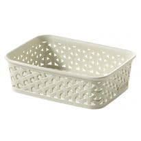 Curver My Style Rattan Tray Vintage White - A6