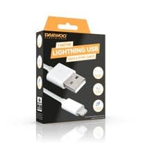 Daewoo 1m USB-A To 8 Pin Lightning 1a - Cable