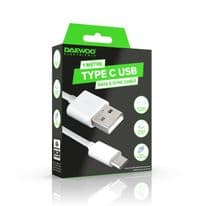 Daewoo 1m USB-A To USB-C Cable - 5v 1A